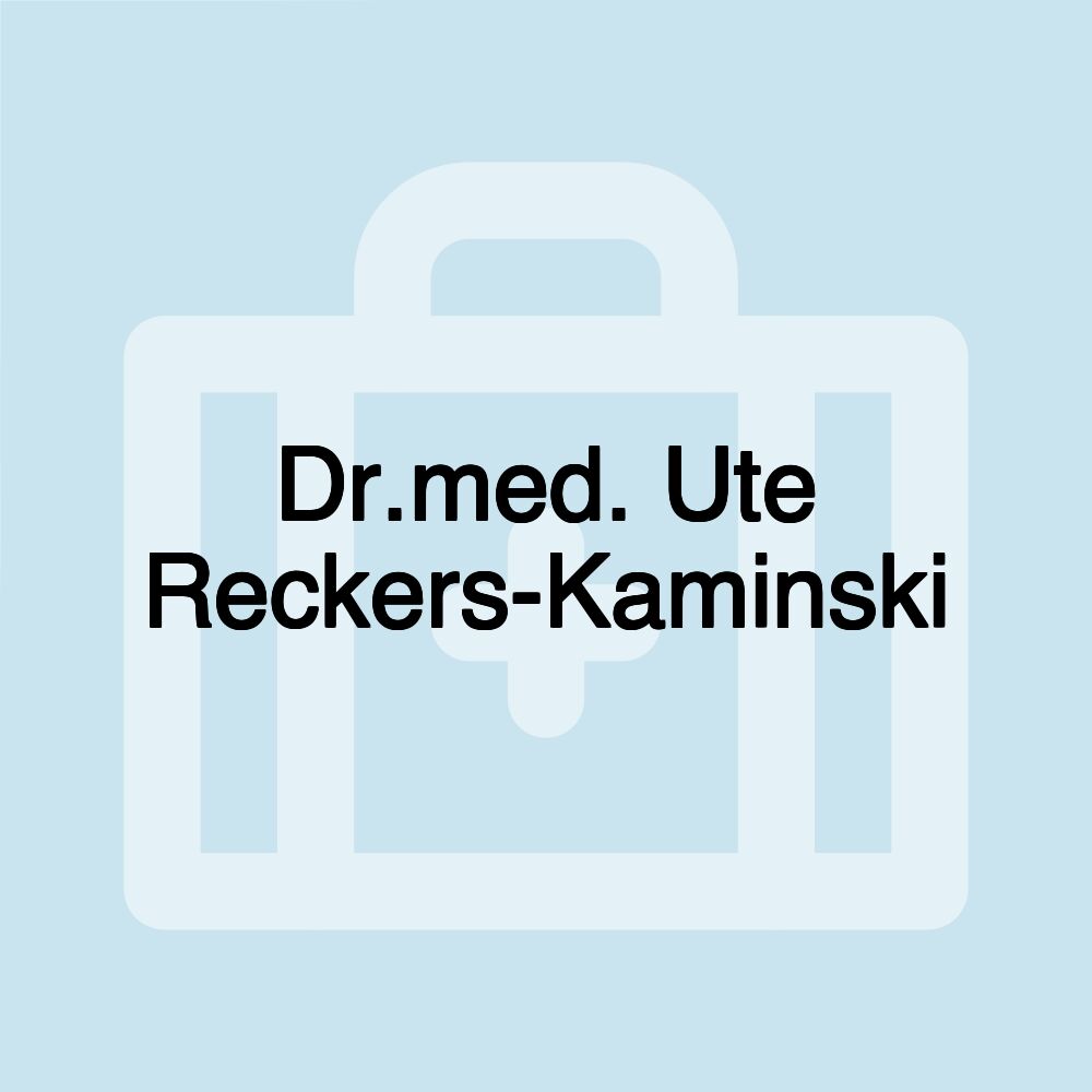 Dr.med. Ute Reckers-Kaminski
