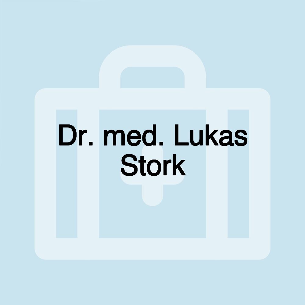 Dr. med. Lukas Stork