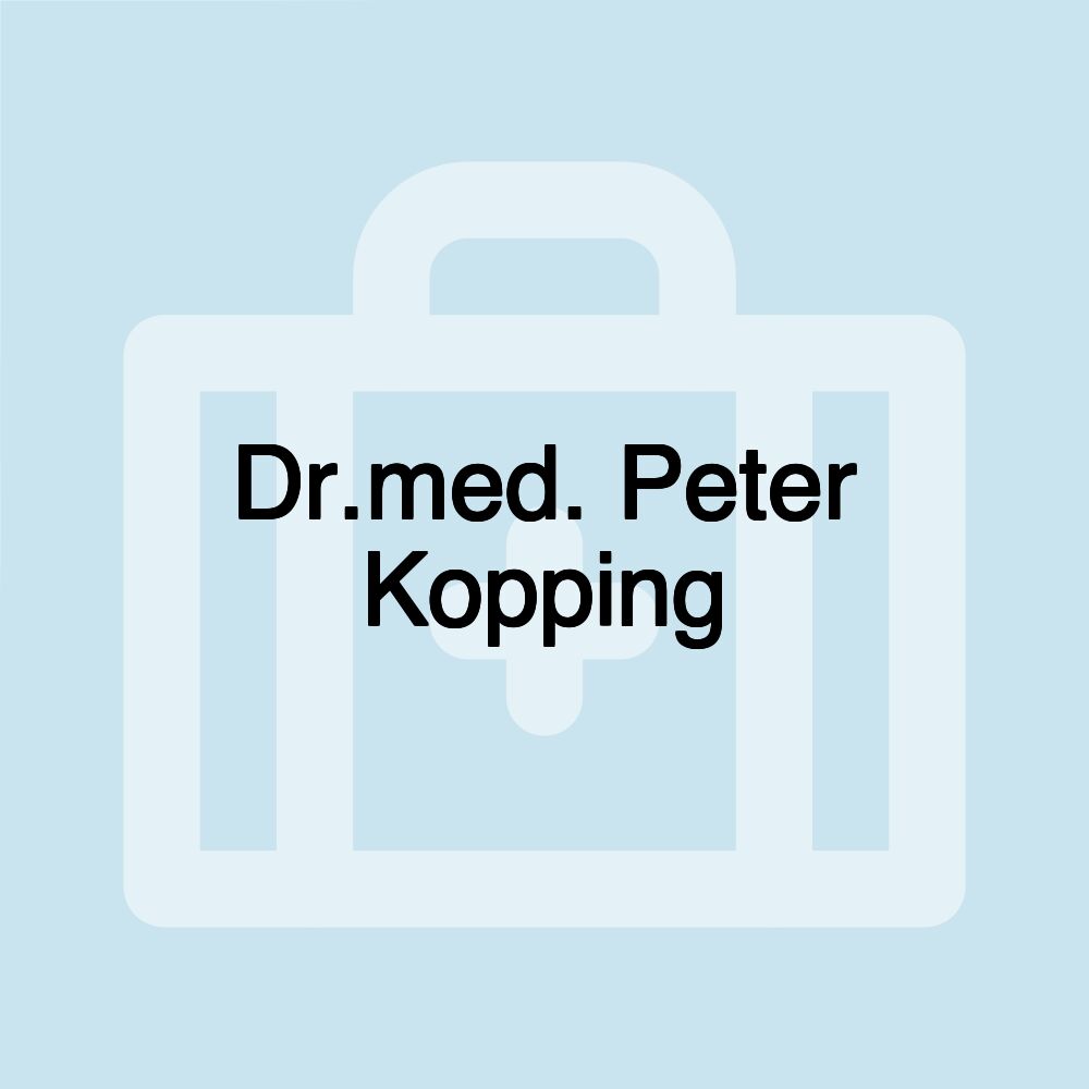 Dr.med. Peter Kopping