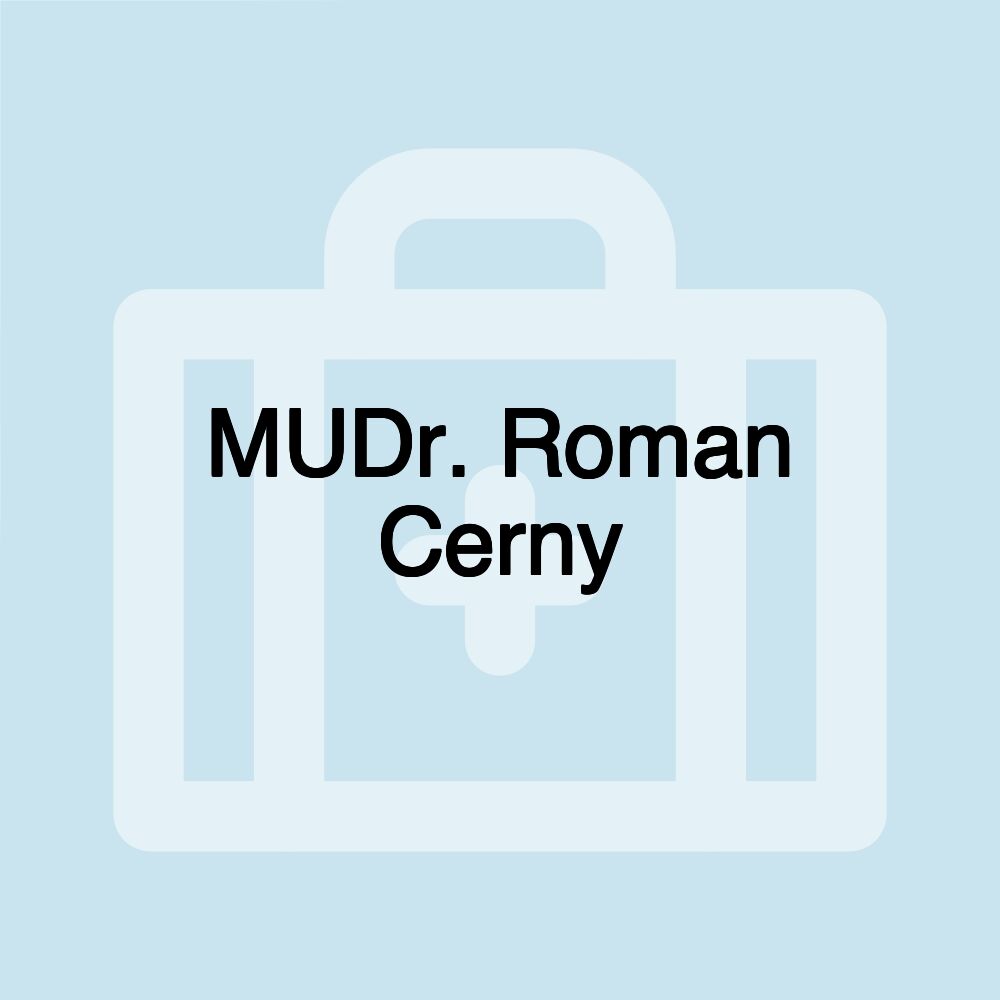 MUDr. Roman Cerny