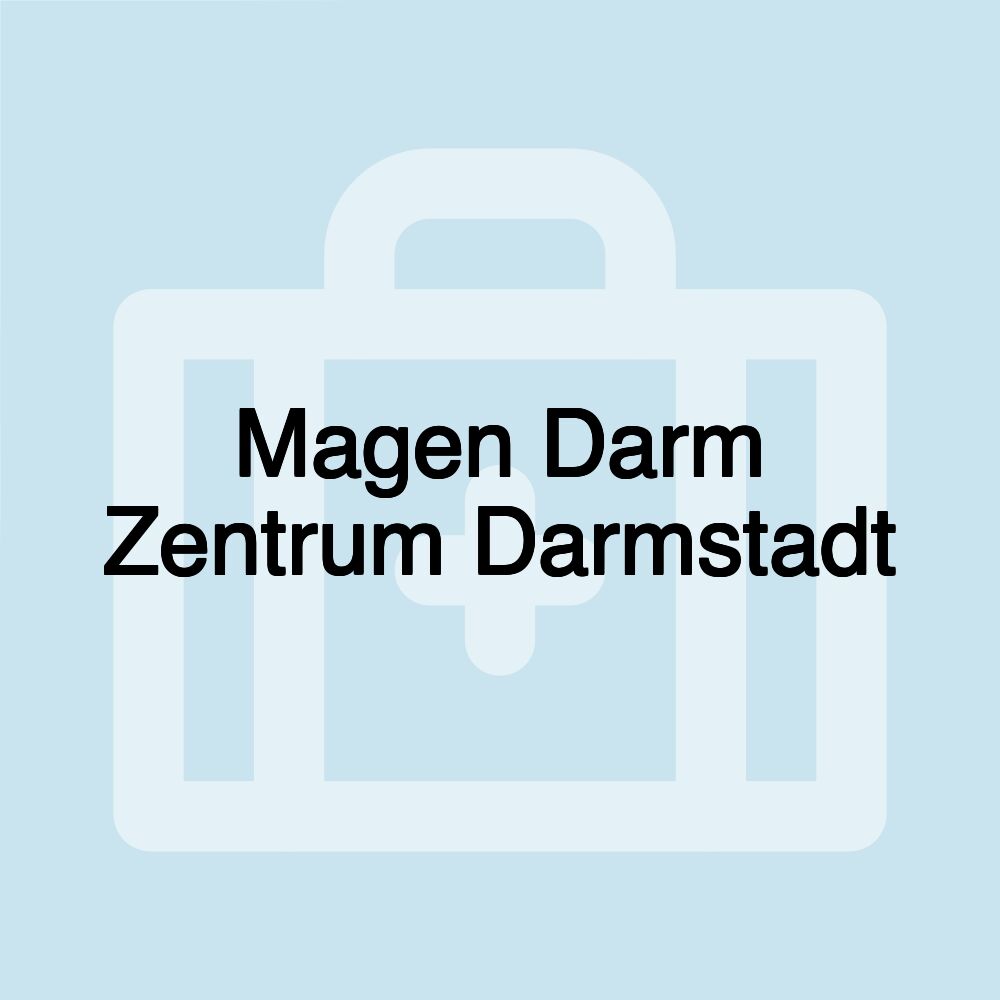 Magen Darm Zentrum Darmstadt