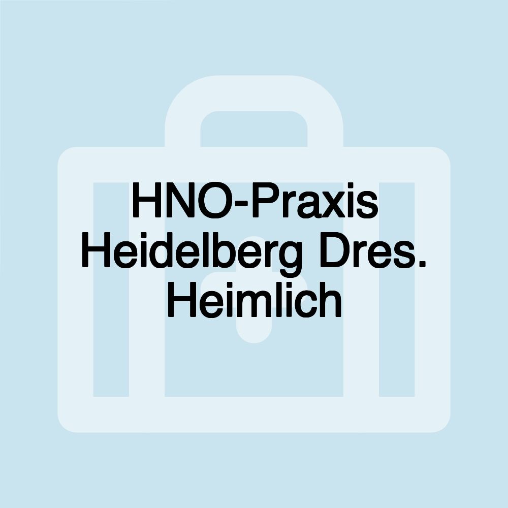 HNO-Praxis Heidelberg Dres. Heimlich