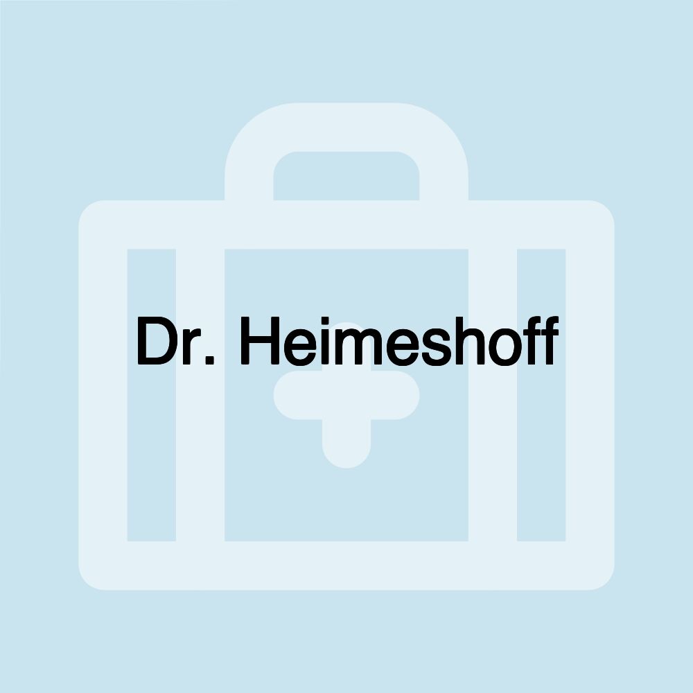 Dr. Heimeshoff