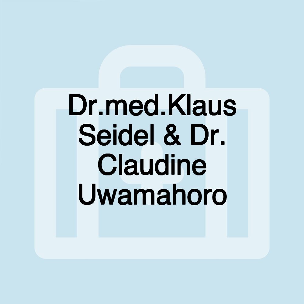 Dr.med.Klaus Seidel & Dr. Claudine Uwamahoro