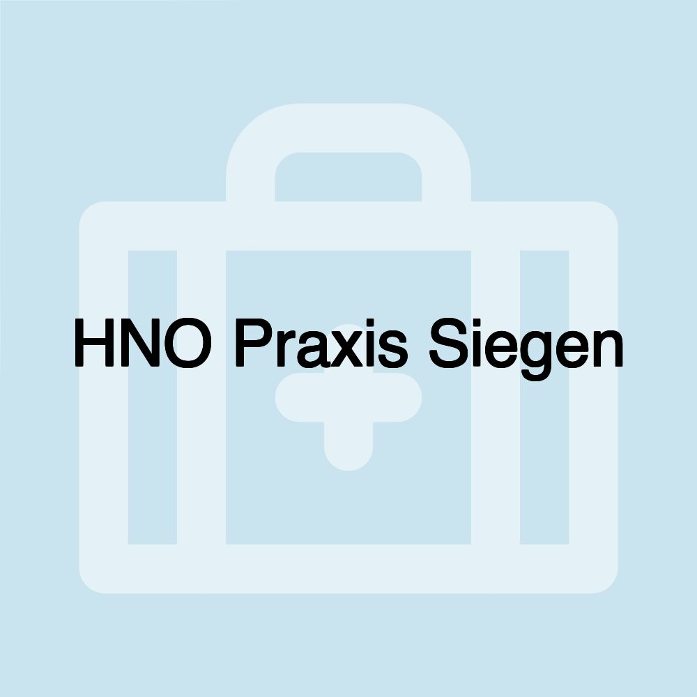 HNO Praxis Siegen