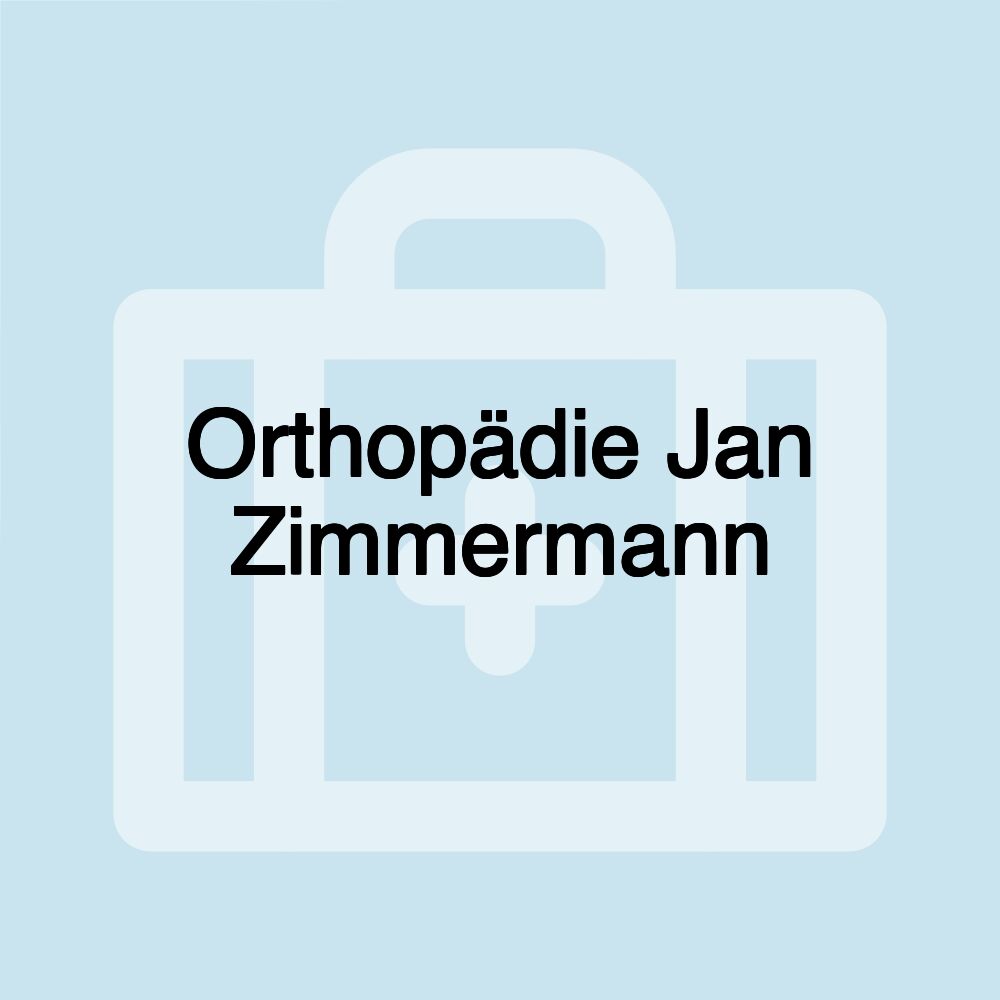 Orthopädie Jan Zimmermann