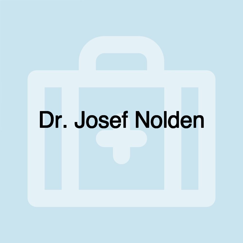Dr. Josef Nolden