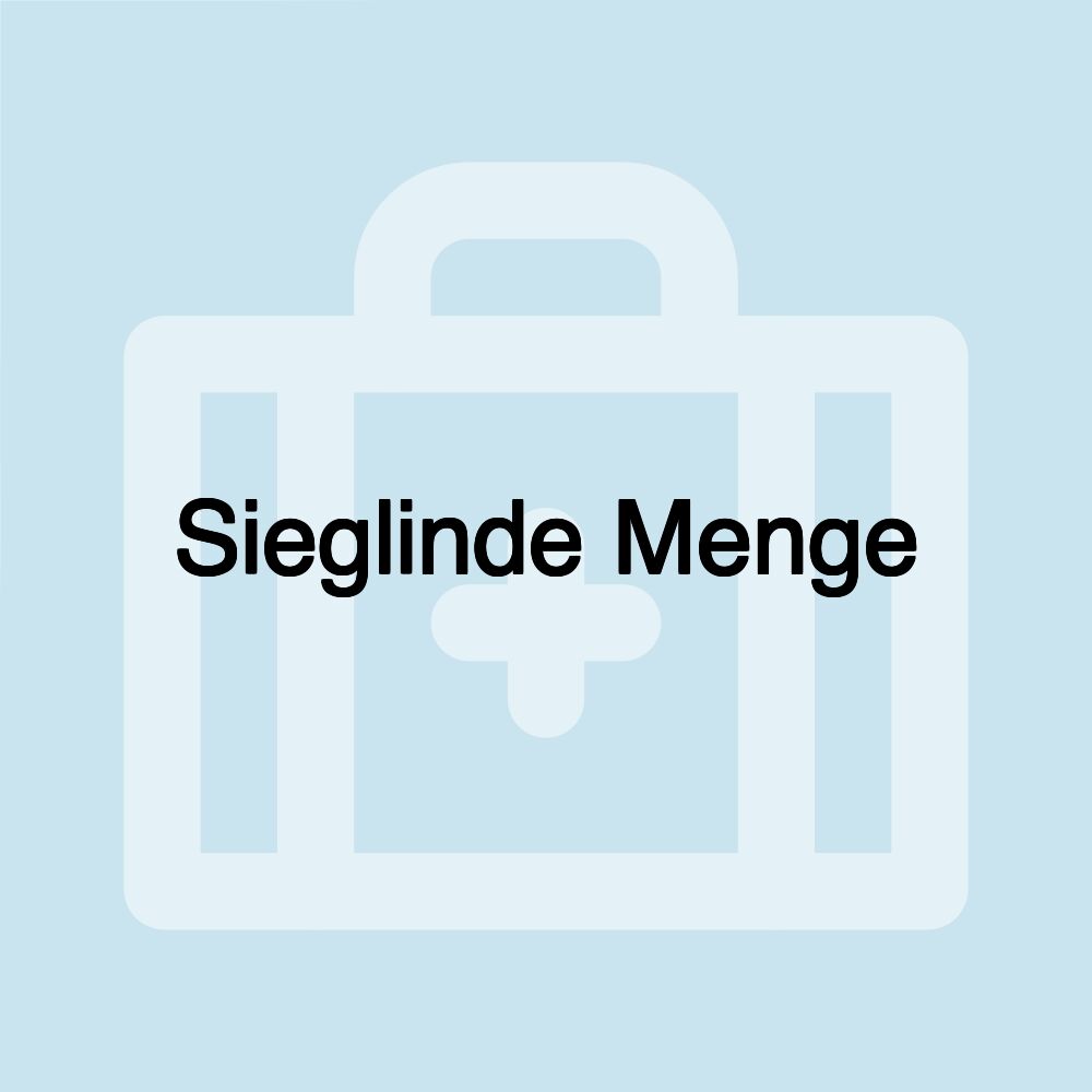 Sieglinde Menge