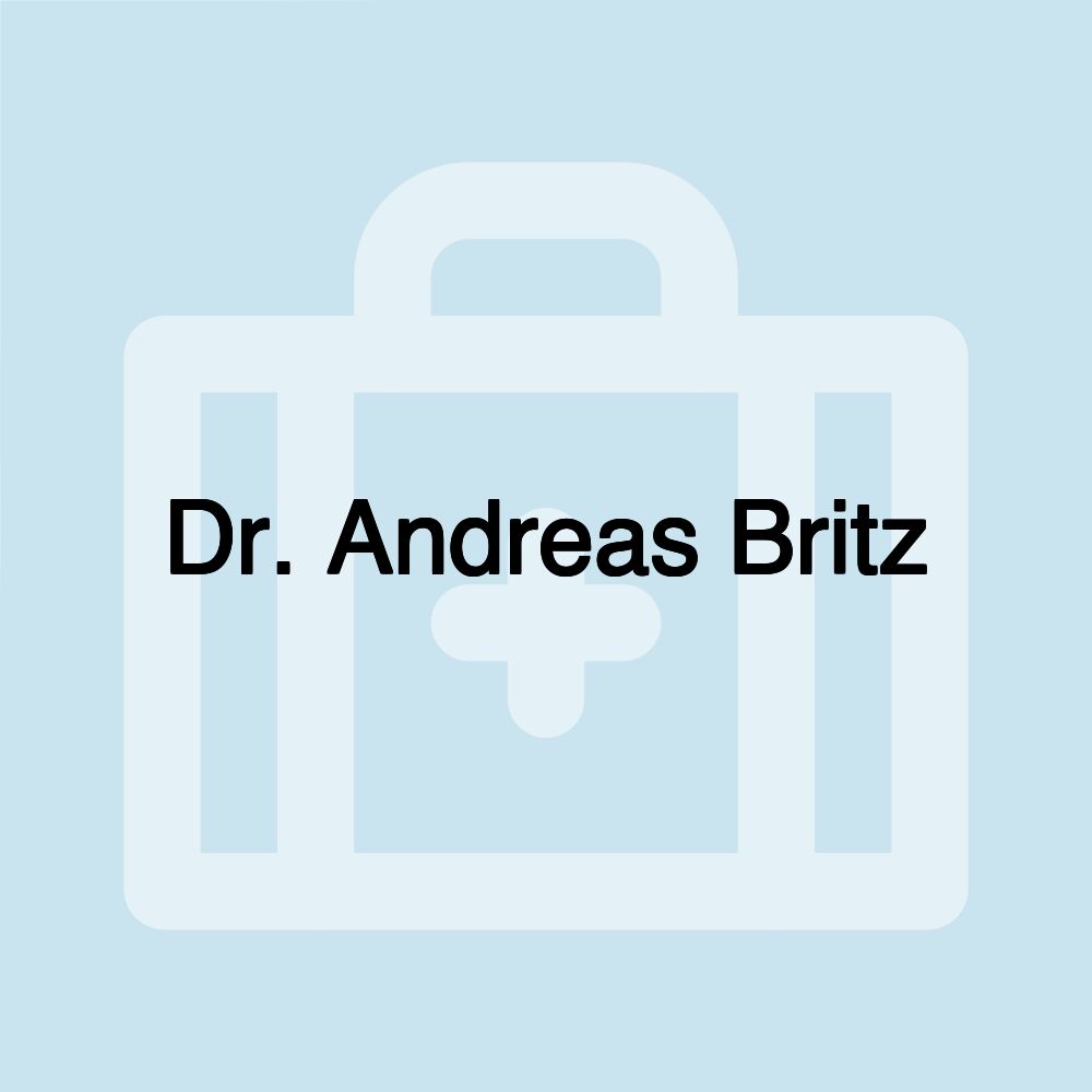 Dr. Andreas Britz
