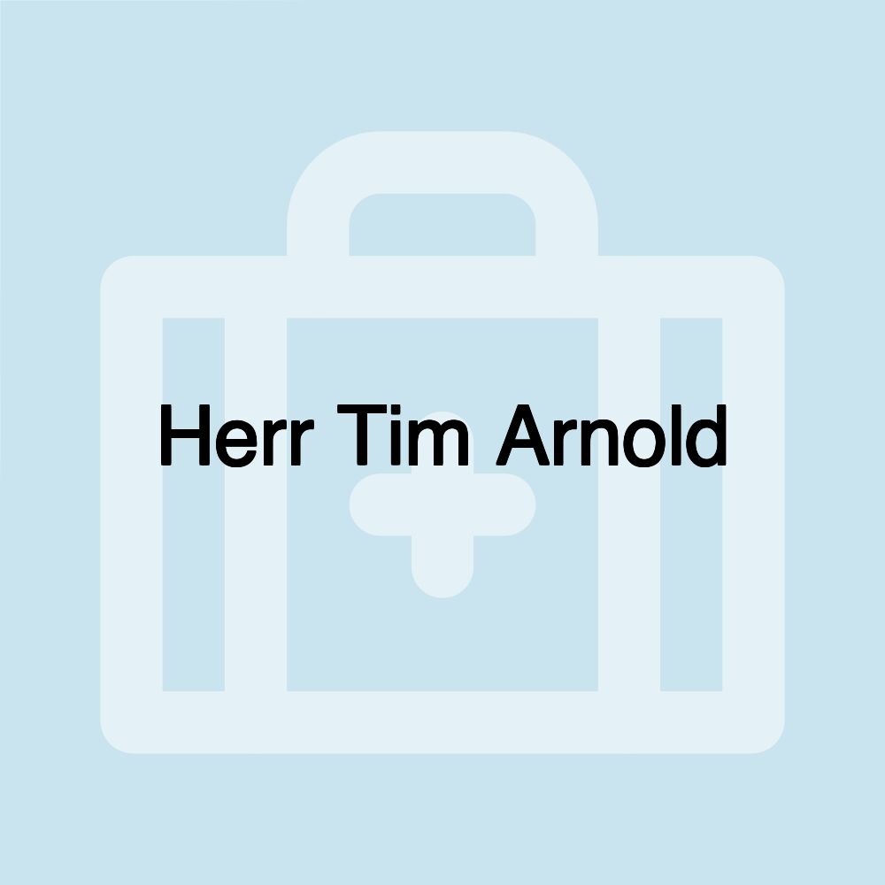 Herr Tim Arnold