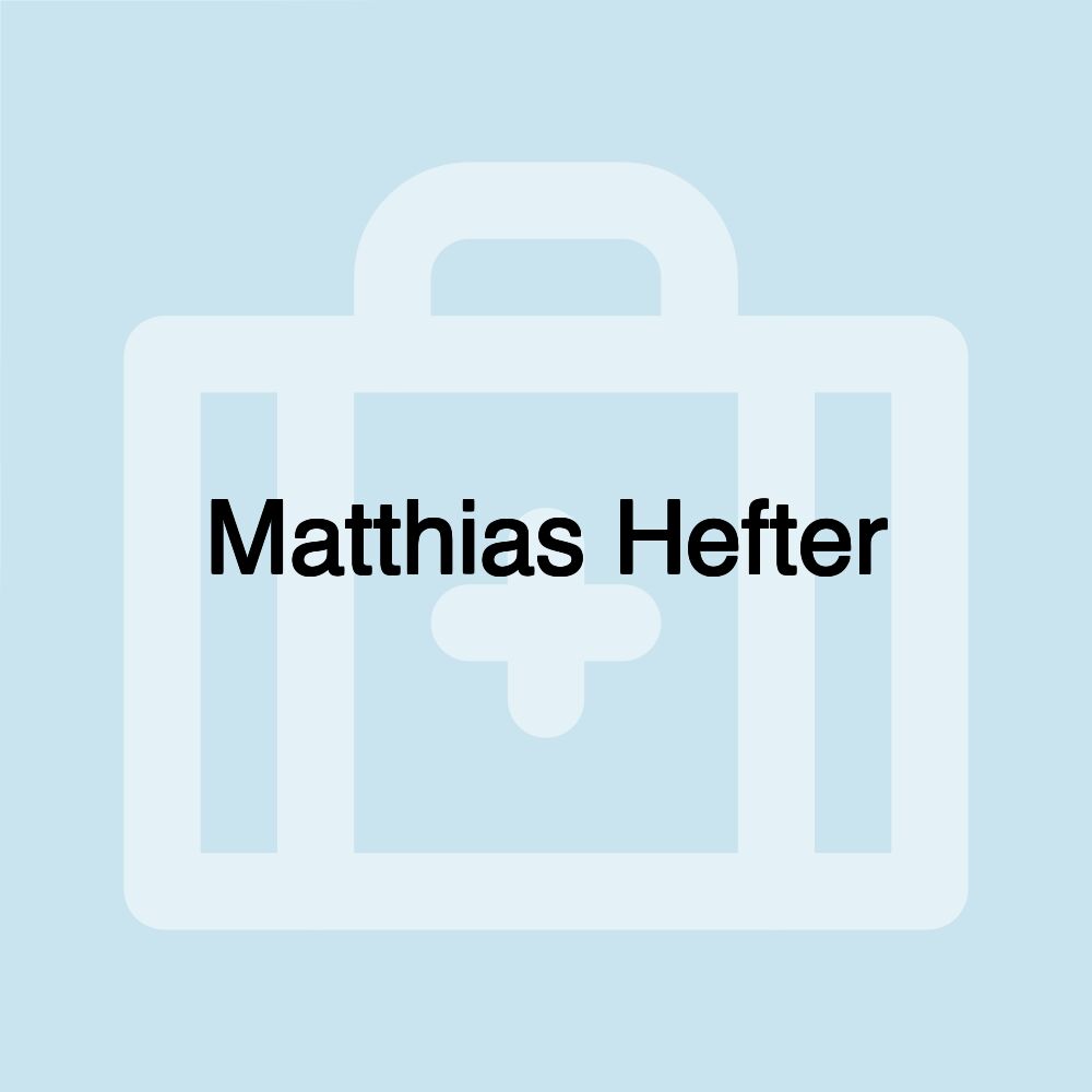 Matthias Hefter