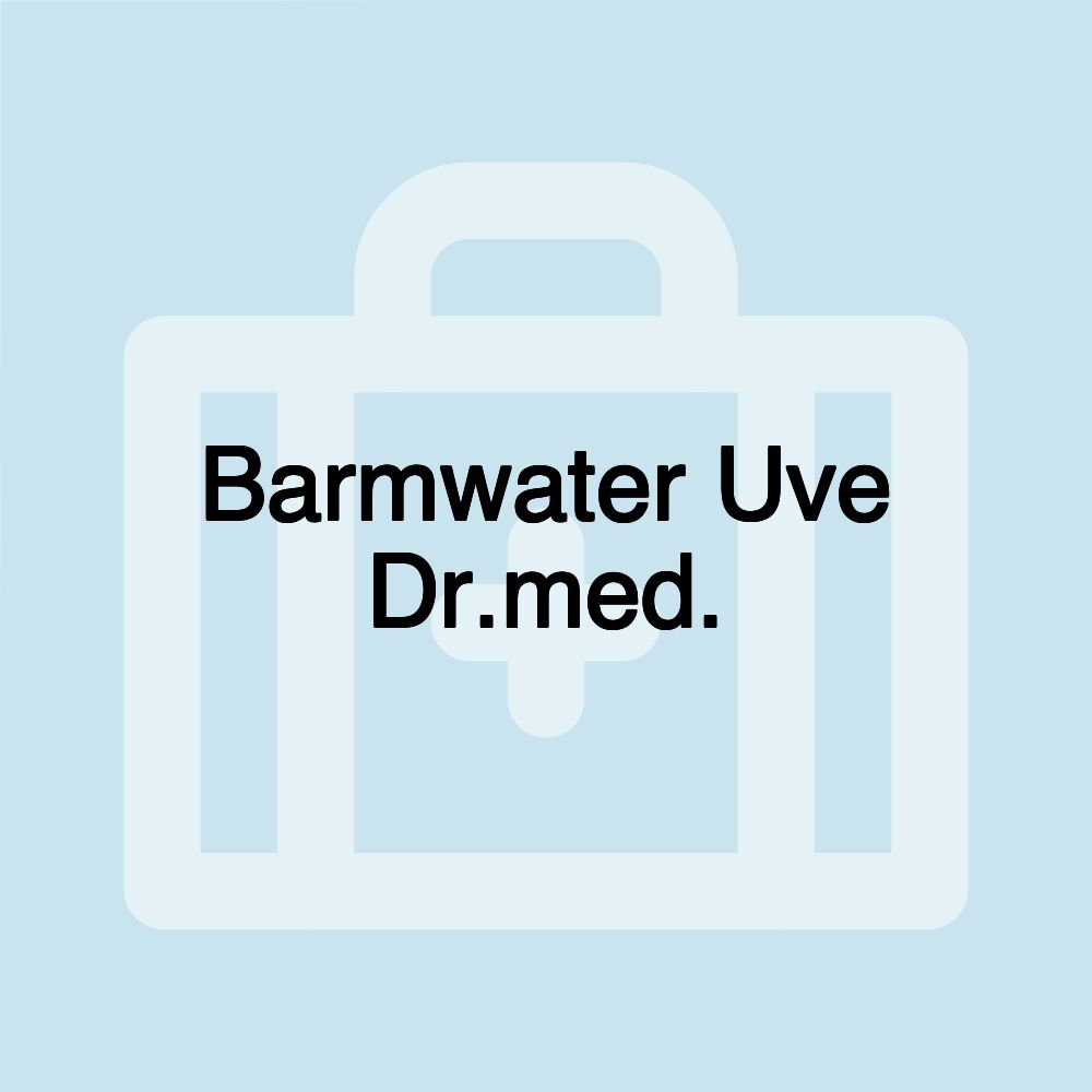 Barmwater Uve Dr.med.
