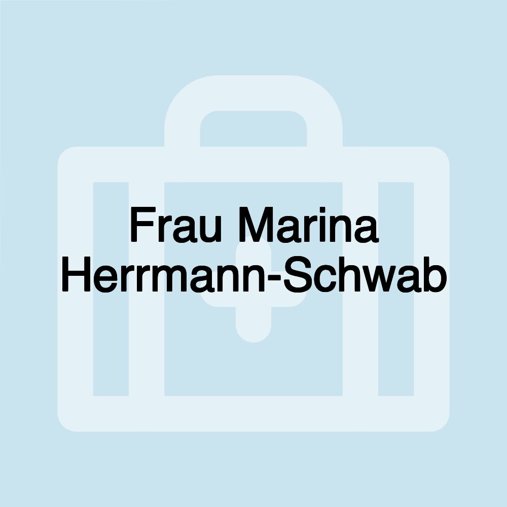 Frau Marina Herrmann-Schwab