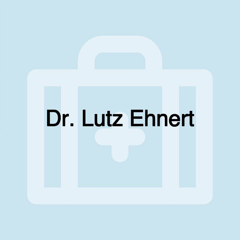 Dr. Lutz Ehnert