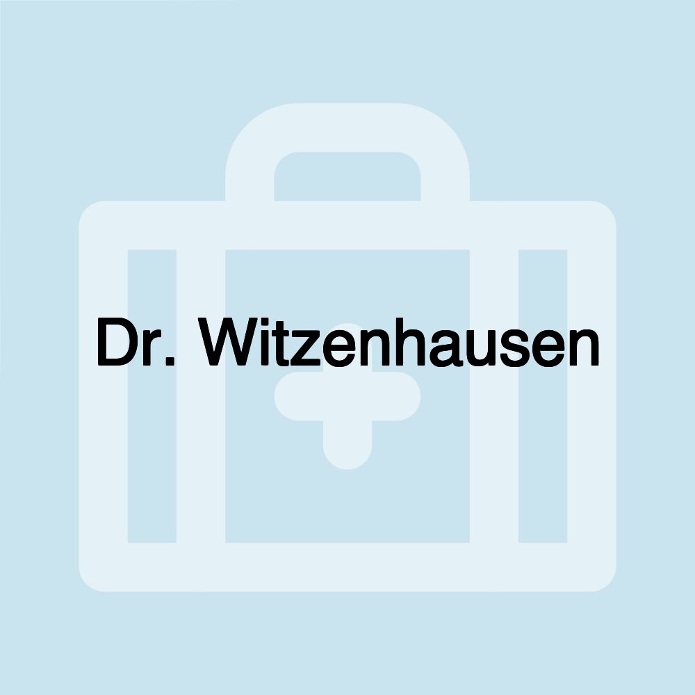 Dr. Witzenhausen