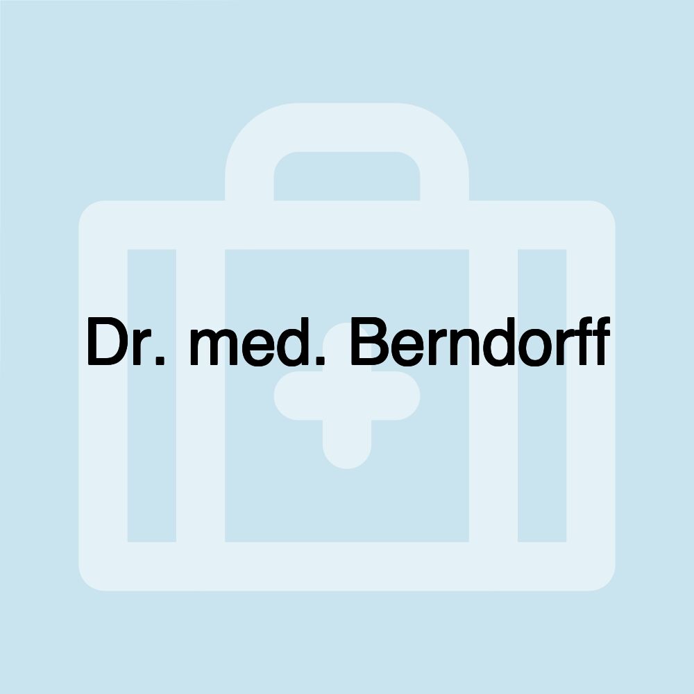 Dr. med. Berndorff