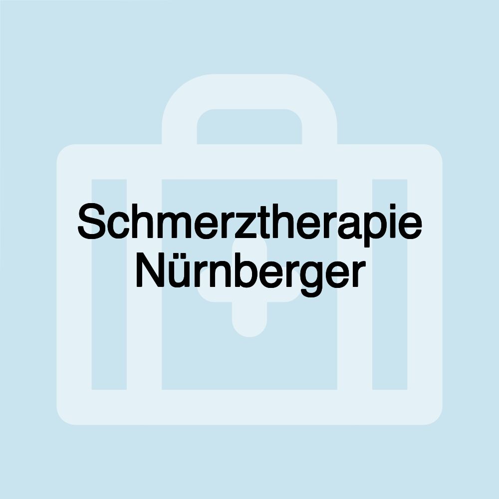 Schmerztherapie Nürnberger