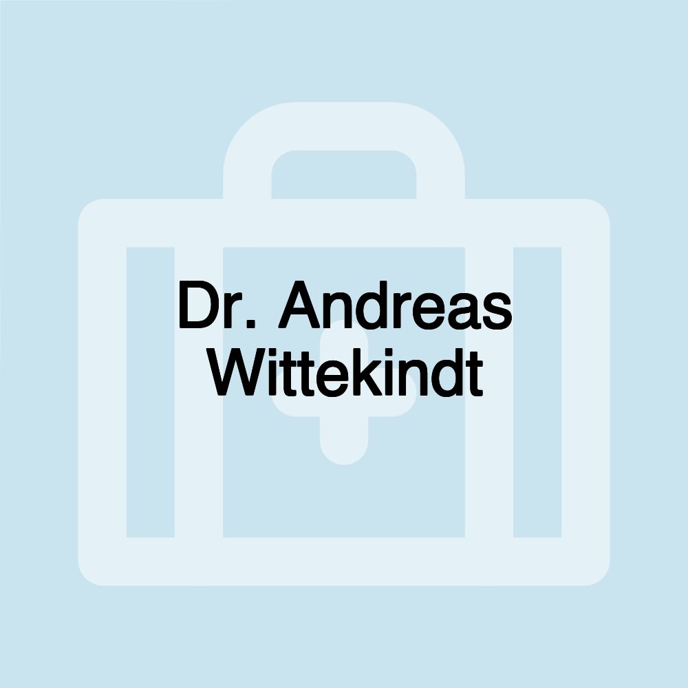 Dr. Andreas Wittekindt
