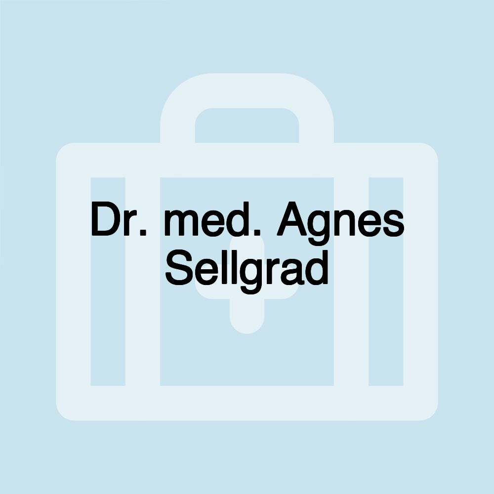 Dr. med. Agnes Sellgrad
