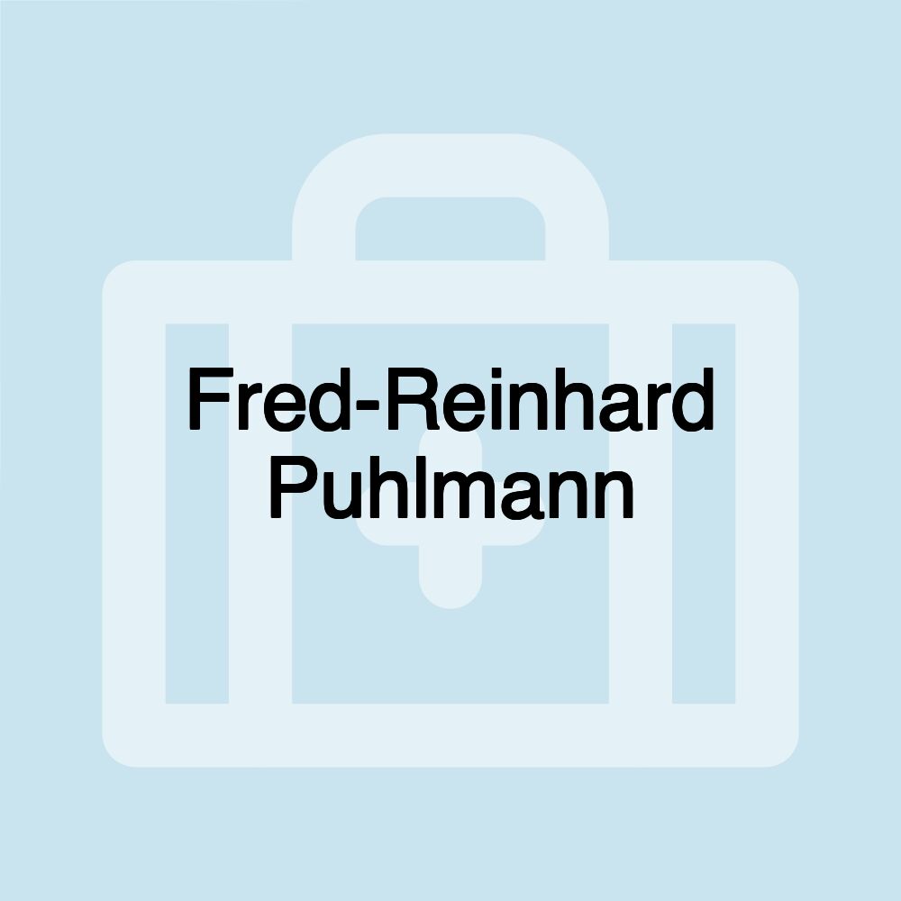 Fred-Reinhard Puhlmann
