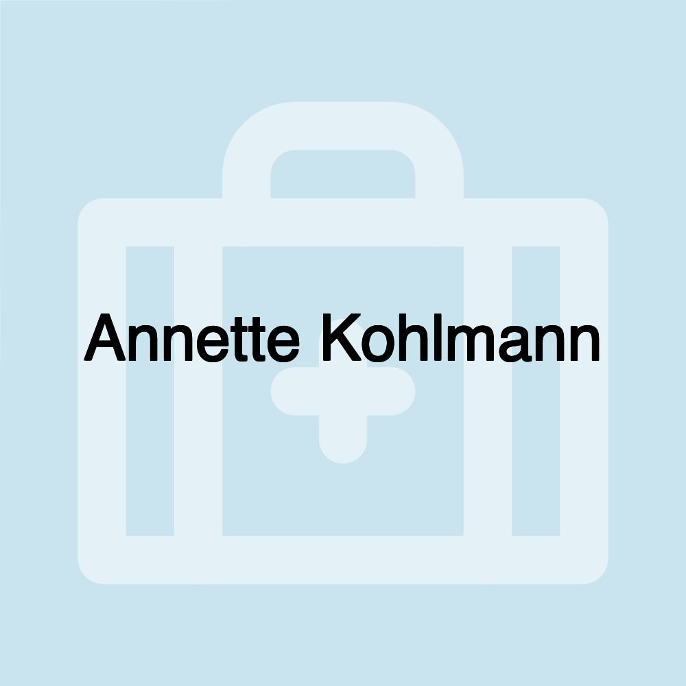 Annette Kohlmann