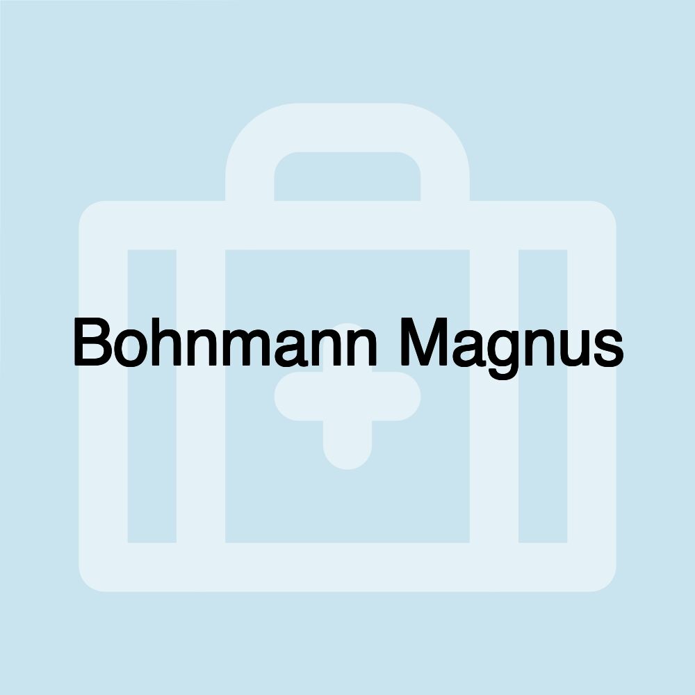 Bohnmann Magnus
