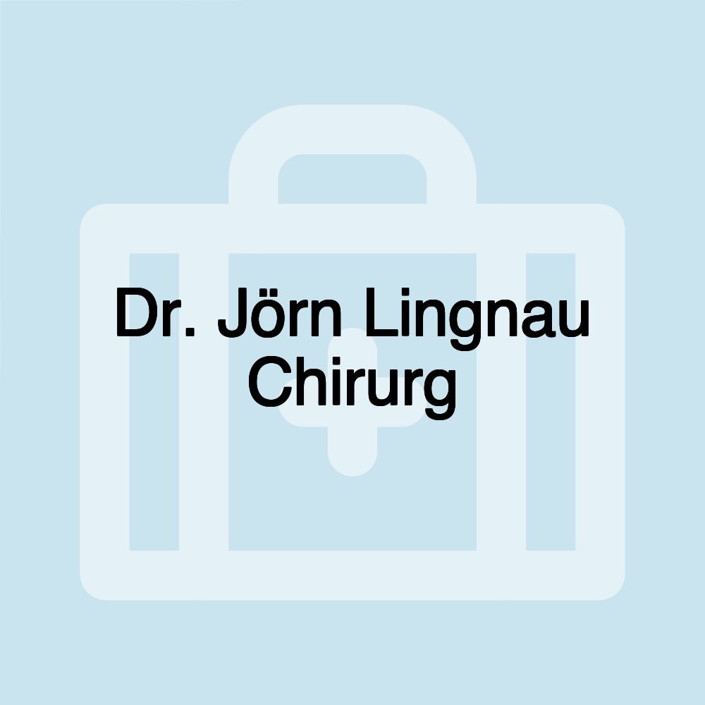 Dr. Jörn Lingnau Chirurg