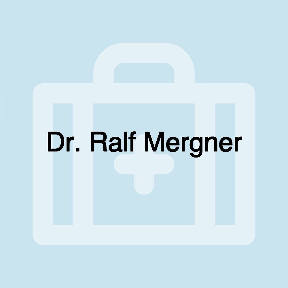 Dr. Ralf Mergner