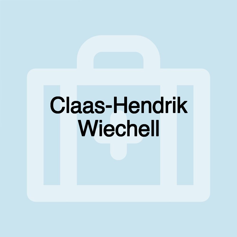 Claas-Hendrik Wiechell