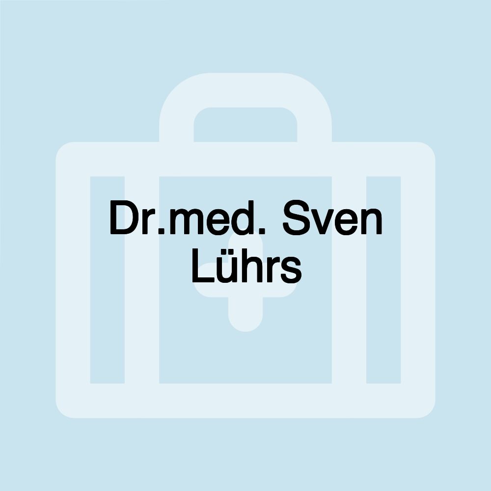 Dr.med. Sven Lührs