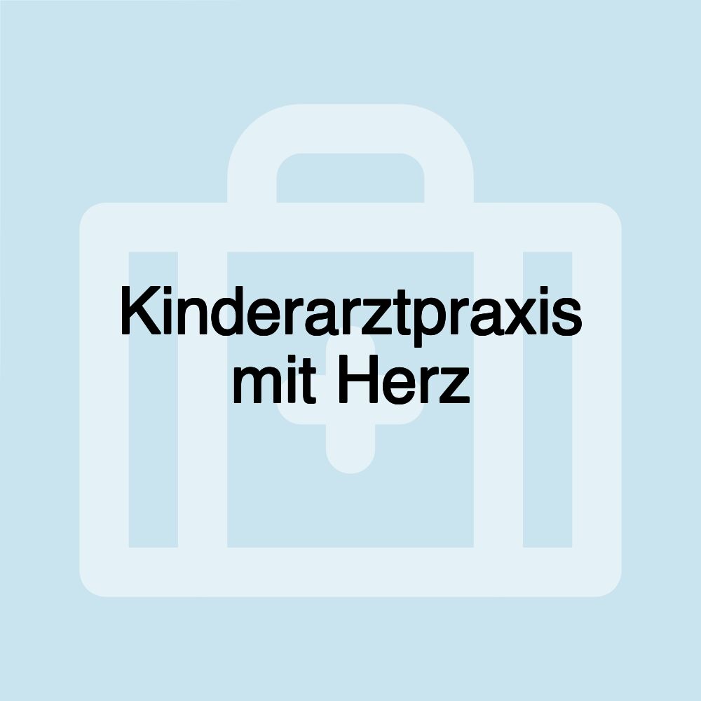Kinderarztpraxis mit Herz