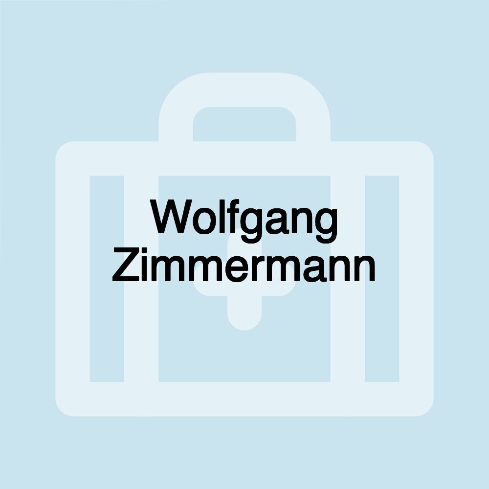 Wolfgang Zimmermann