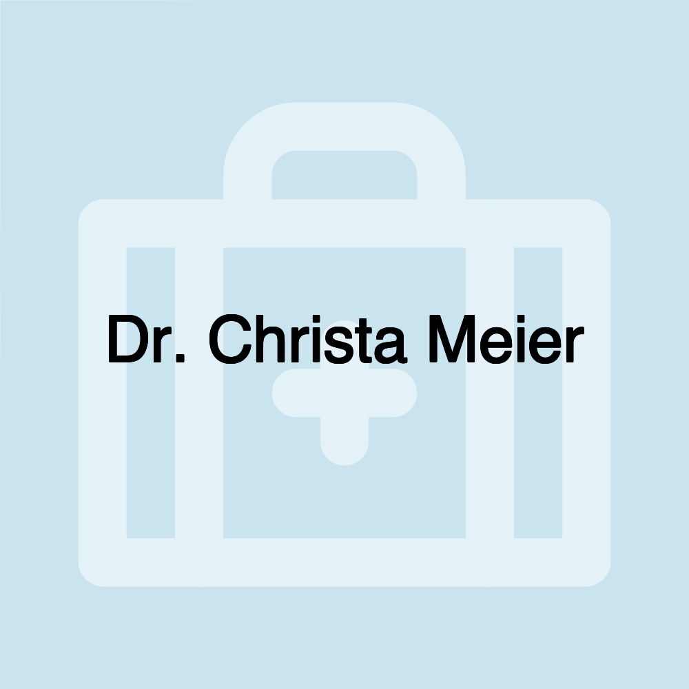 Dr. Christa Meier