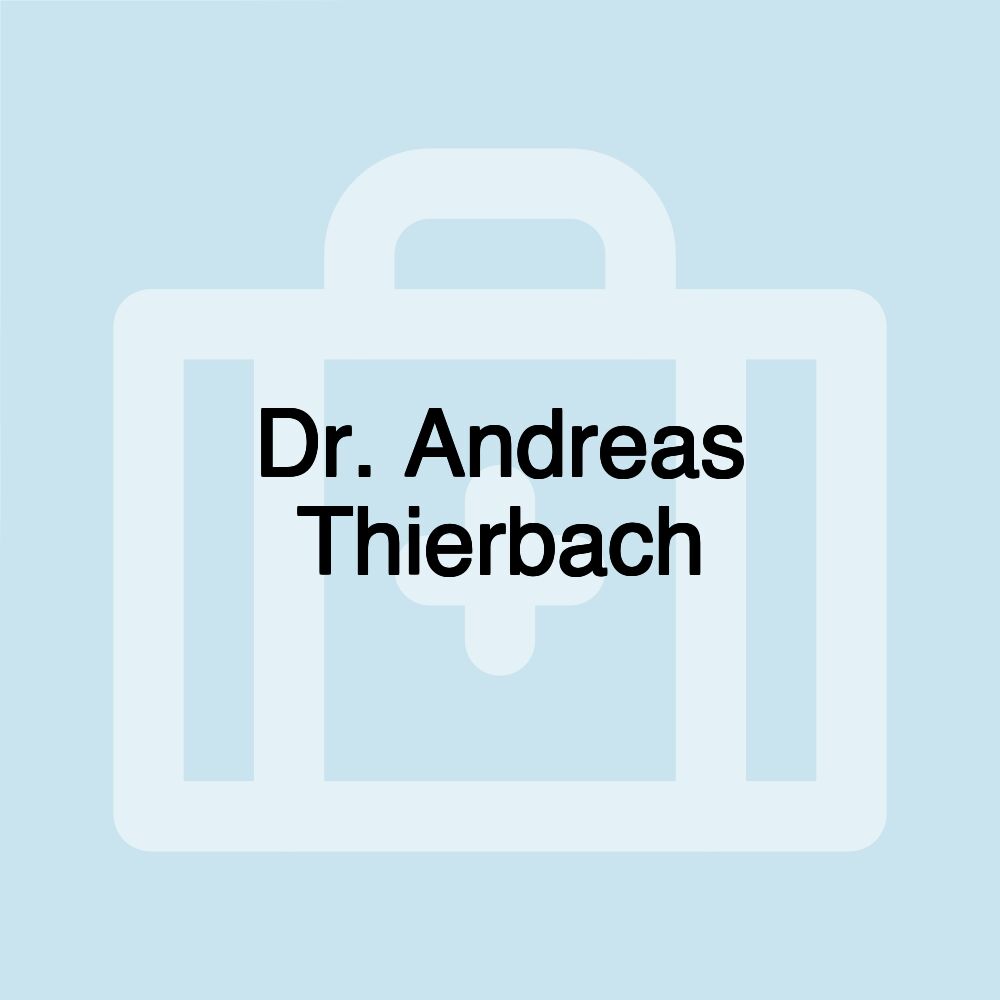 Dr. Andreas Thierbach