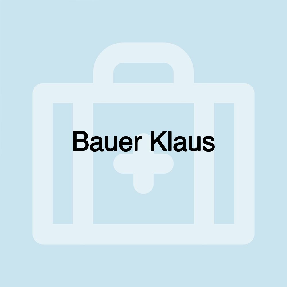Bauer Klaus