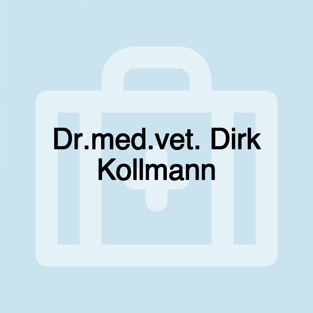 Dr.med.vet. Dirk Kollmann