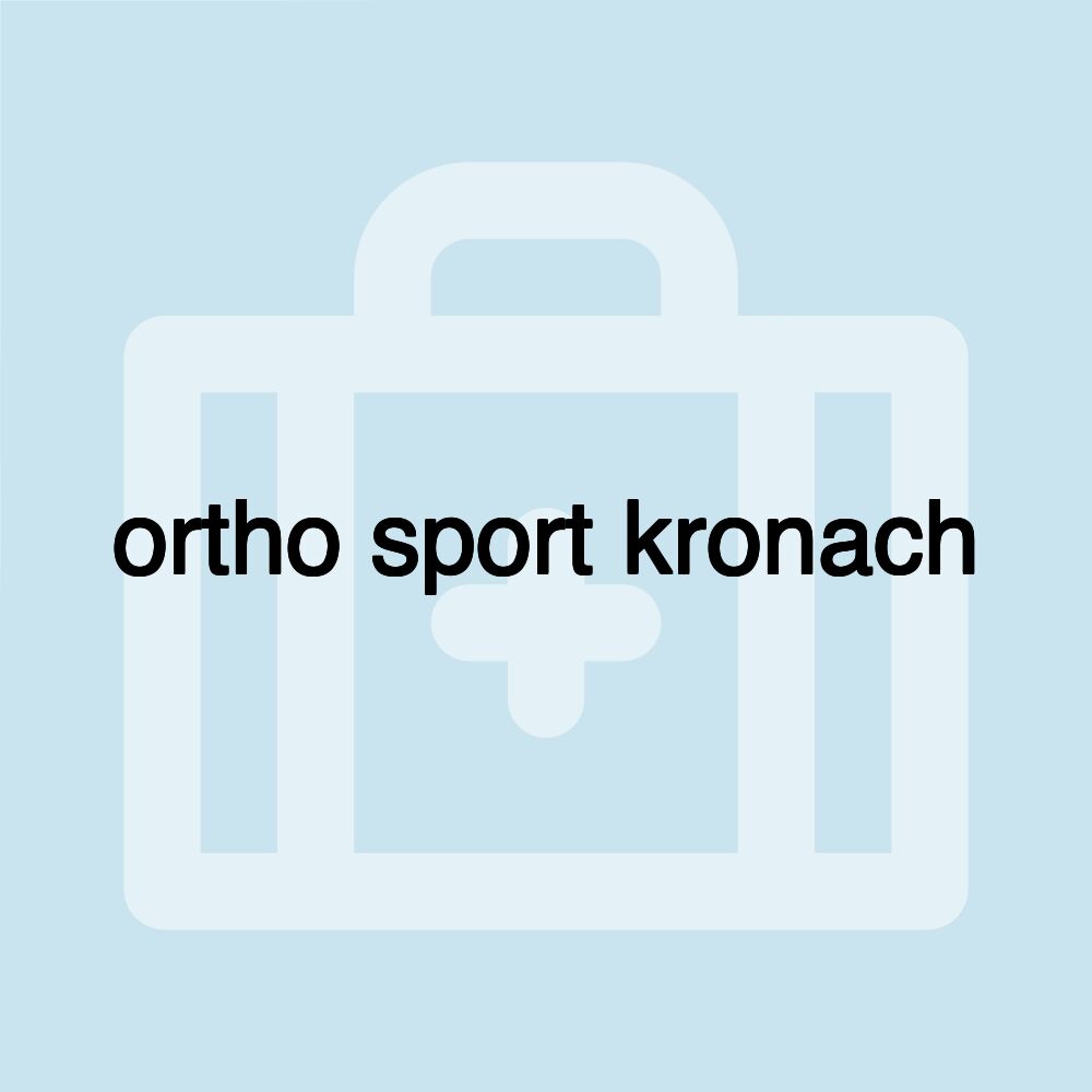 ortho sport kronach