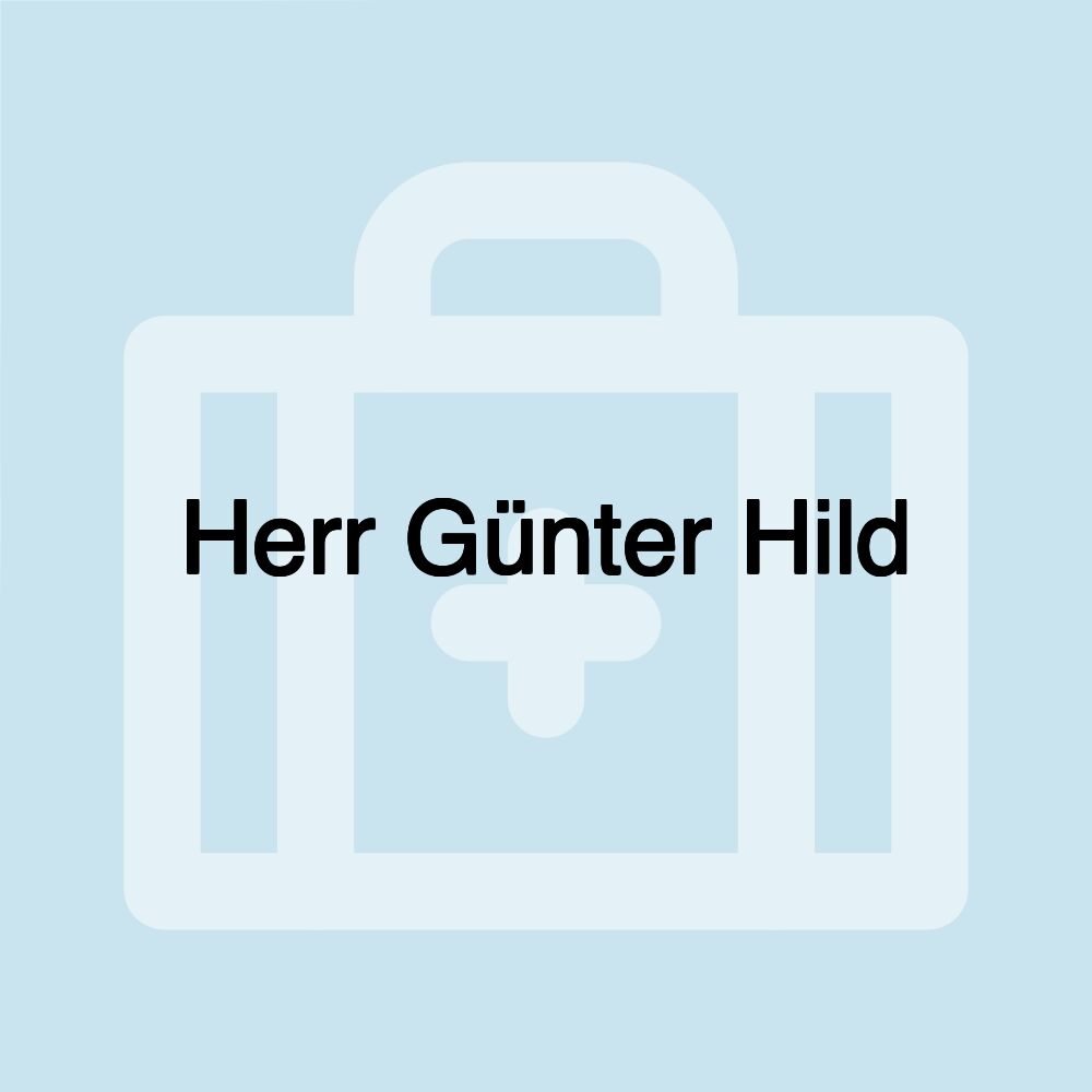 Herr Günter Hild