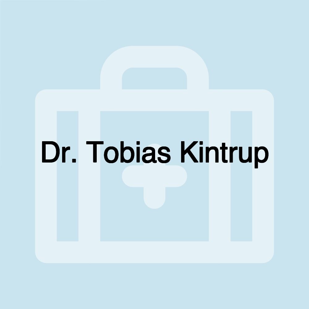 Dr. Tobias Kintrup