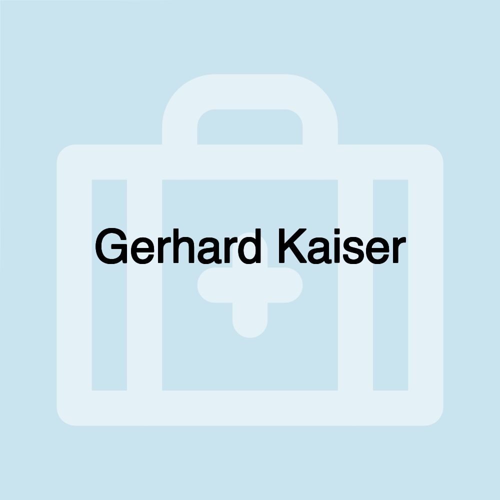 Gerhard Kaiser