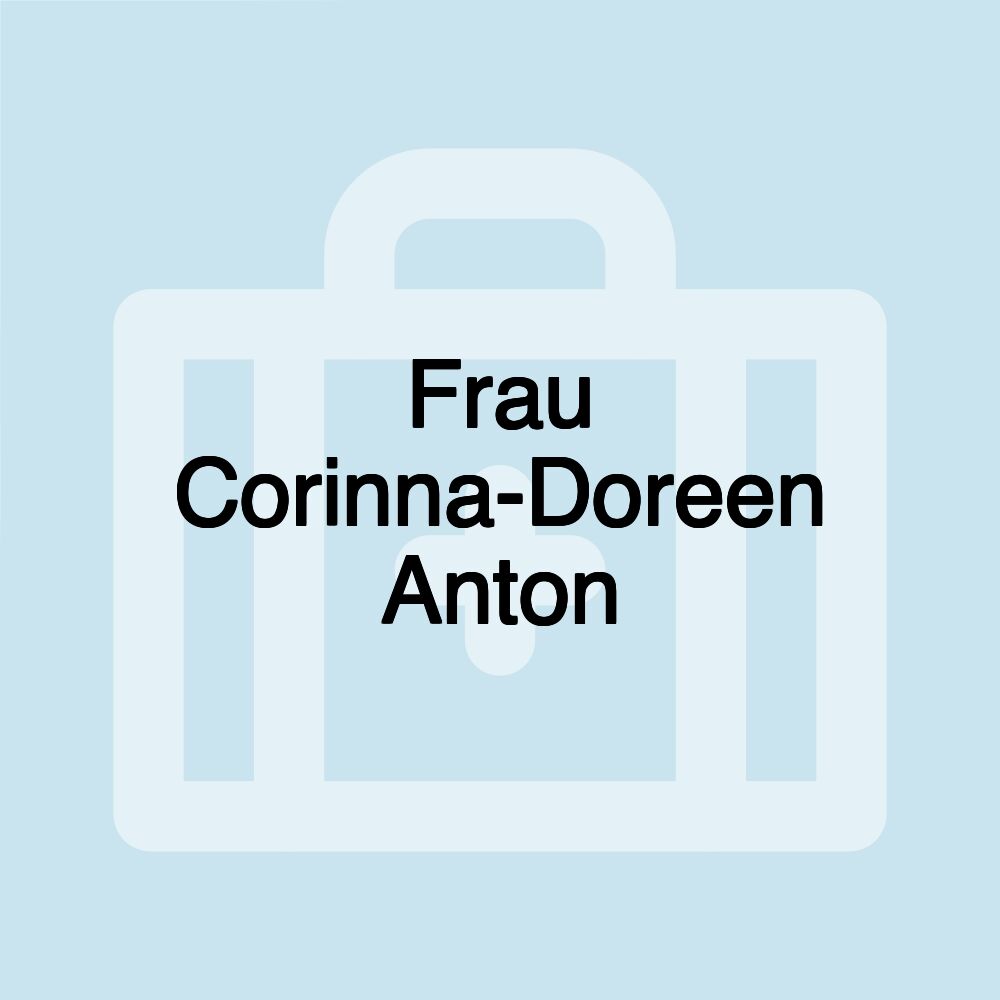 Frau Corinna-Doreen Anton