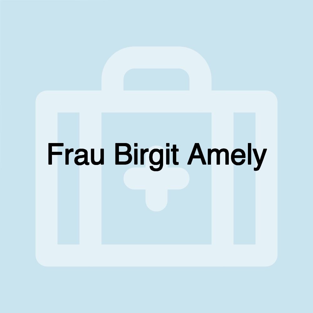 Frau Birgit Amely