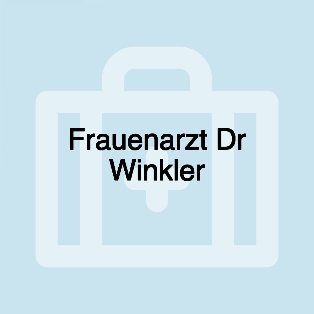 Frauenarzt Dr Winkler