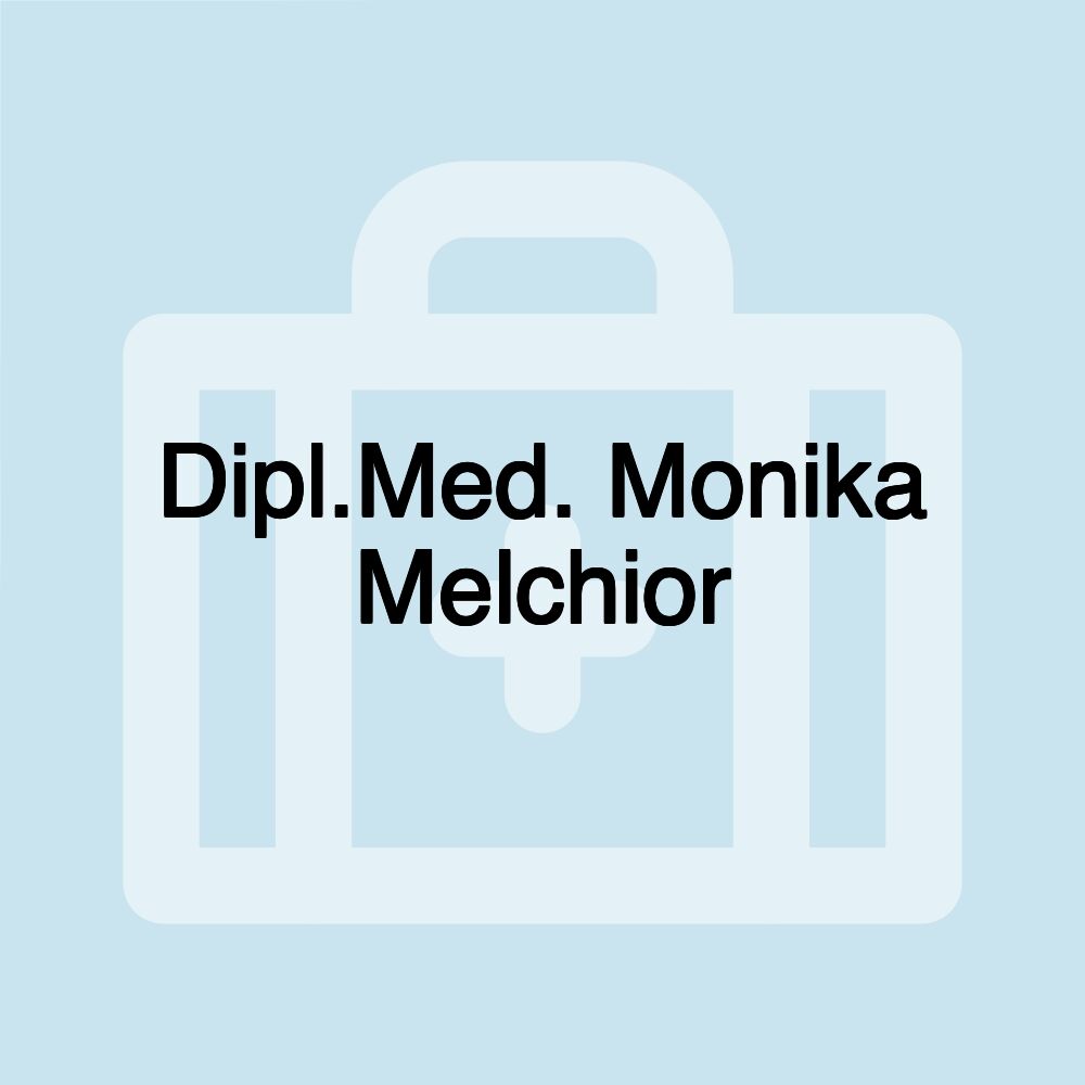 Dipl.Med. Monika Melchior