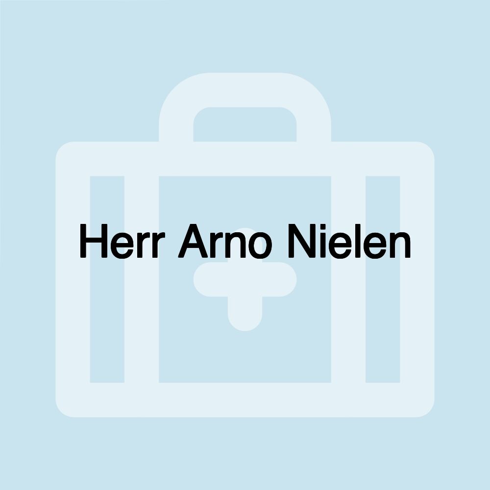 Herr Arno Nielen