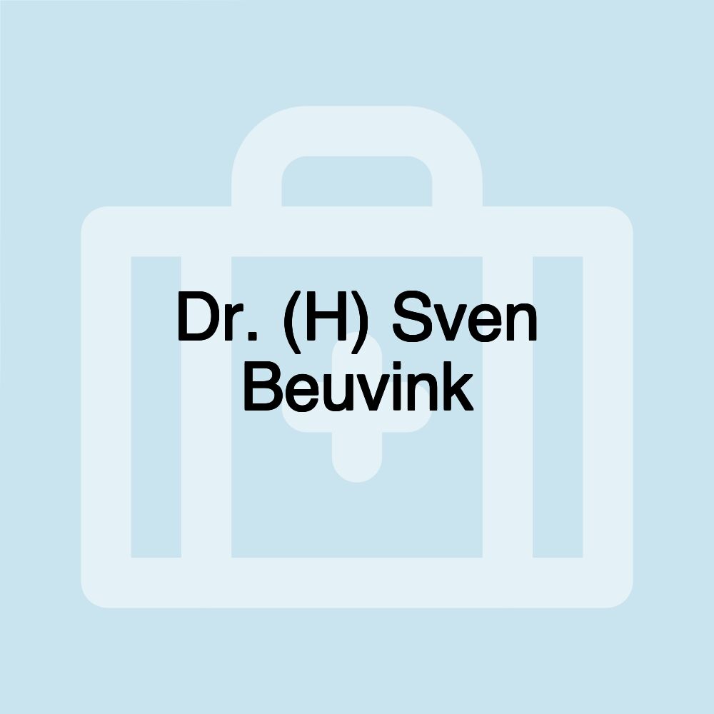 Dr. (H) Sven Beuvink