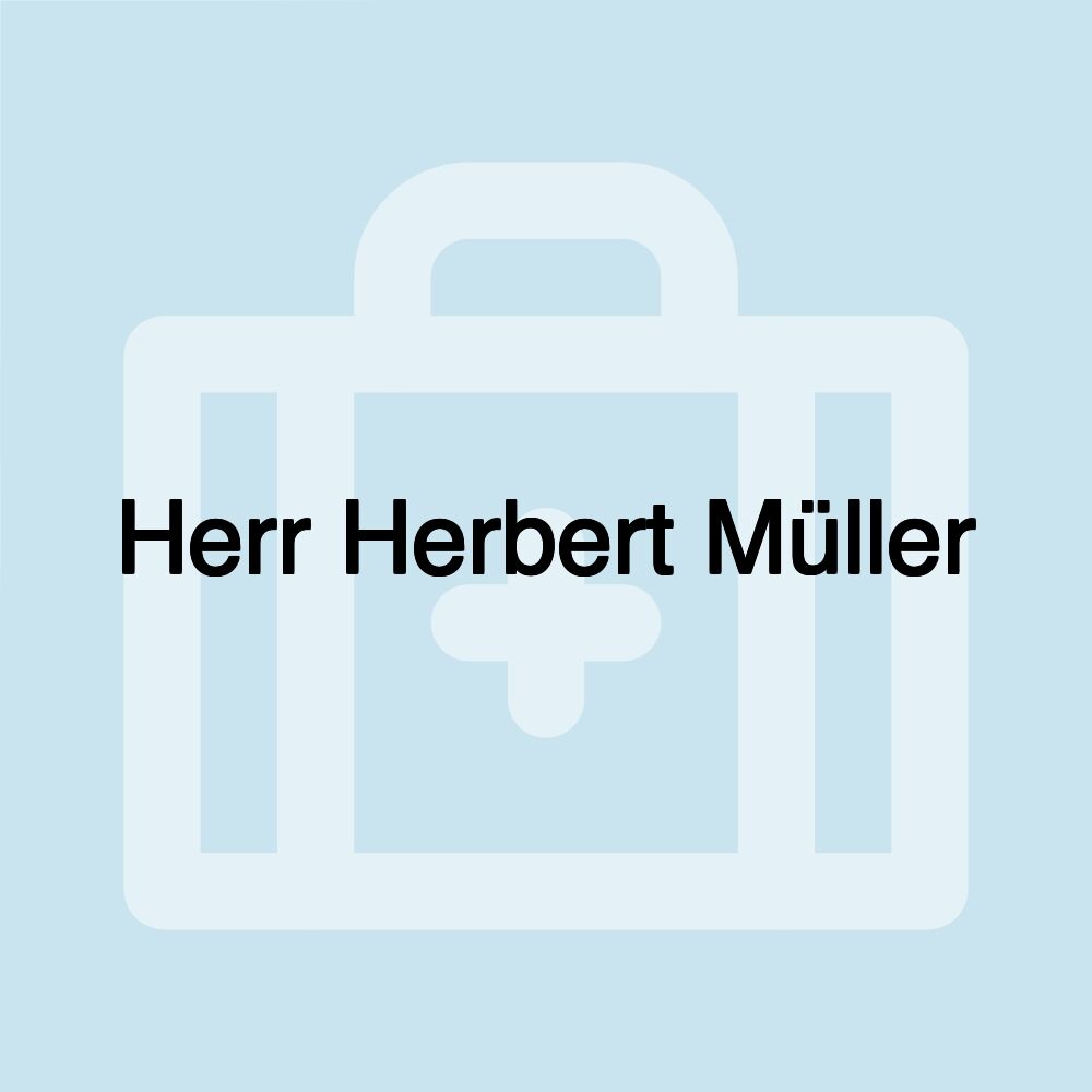 Herr Herbert Müller