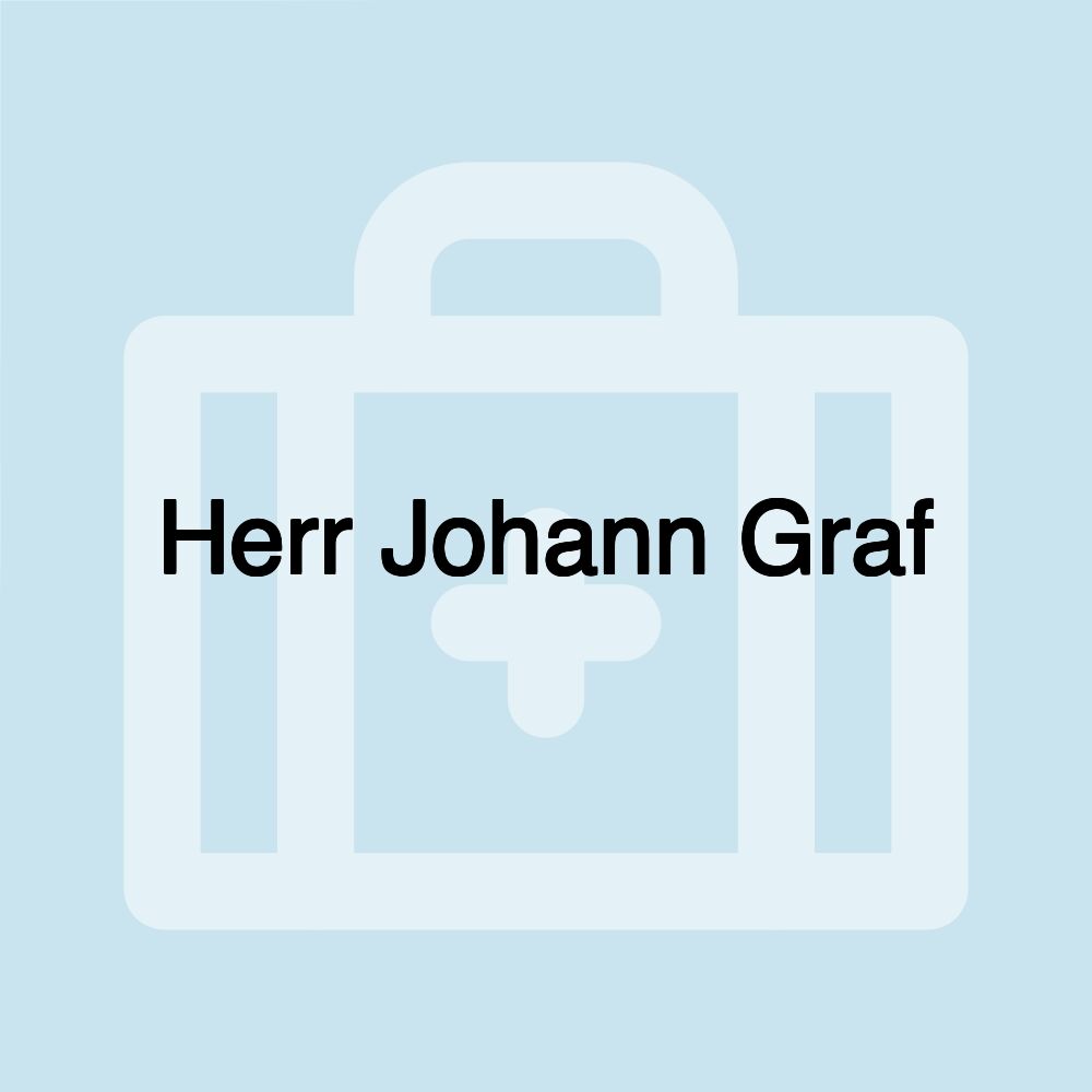 Herr Johann Graf