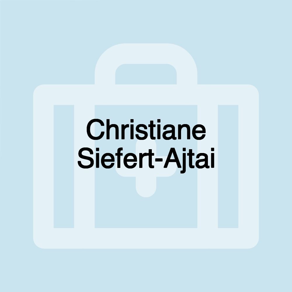 Christiane Siefert-Ajtai