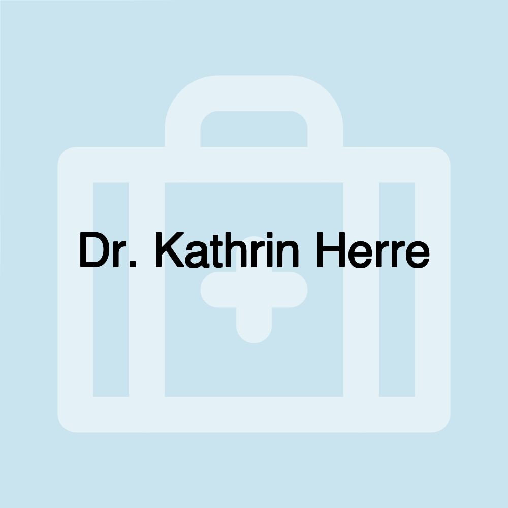 Dr. Kathrin Herre